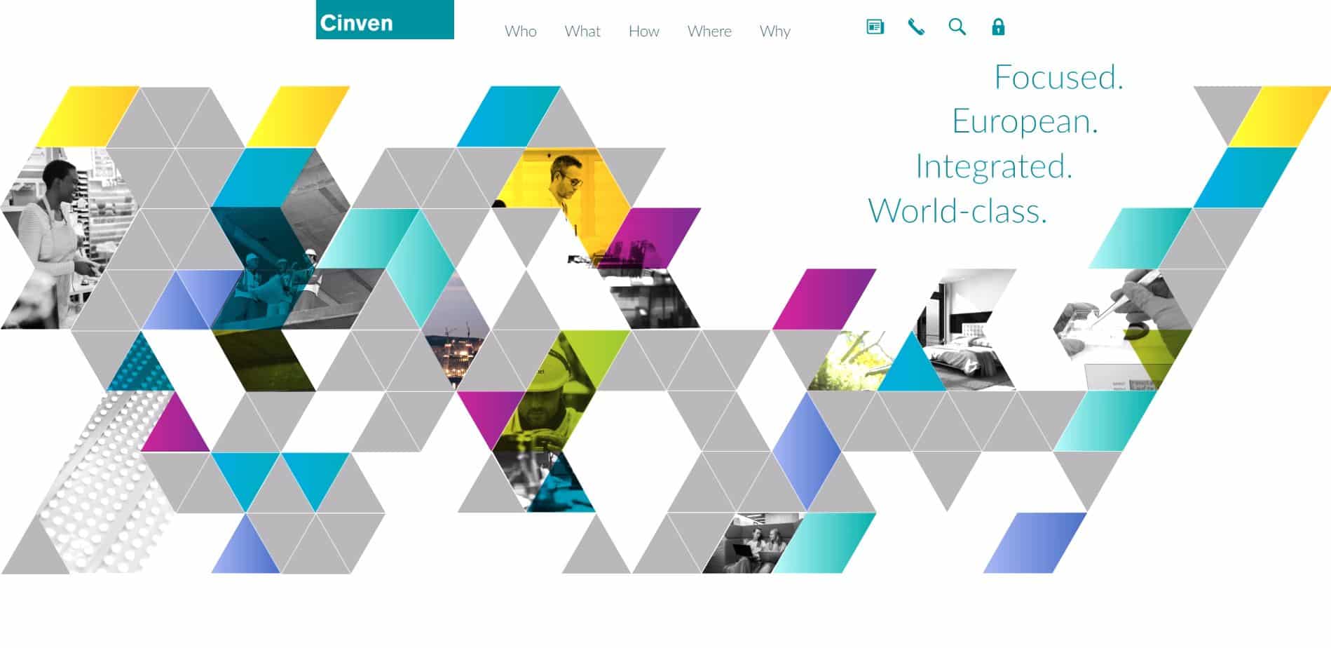 Portal web de Cinven
