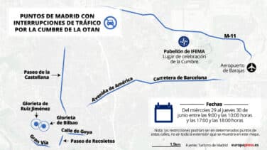 Cumbre de la OTAN en Madrid: cómo afecta al tráfico y transporte público