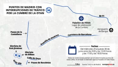 Cumbre de la OTAN en Madrid: cómo afecta al tráfico y transporte público