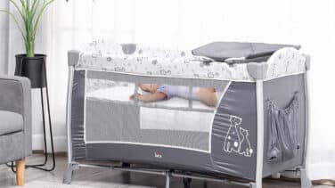 La cuna de viaje plegable perfecta para bebés está rebajada en Amazon un 21%