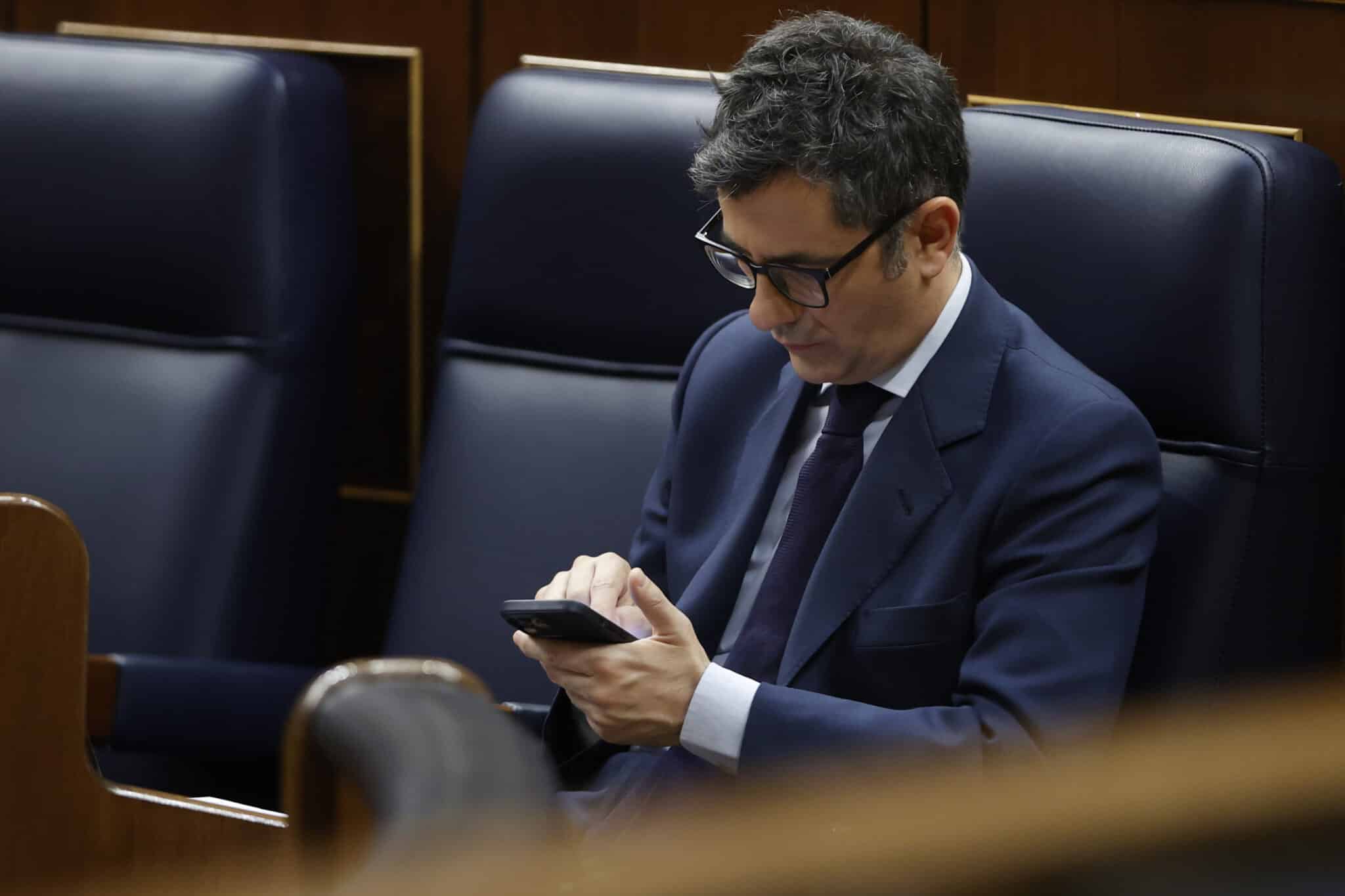 El Ministro Félix Bolaños en el Congreso de los Diputados