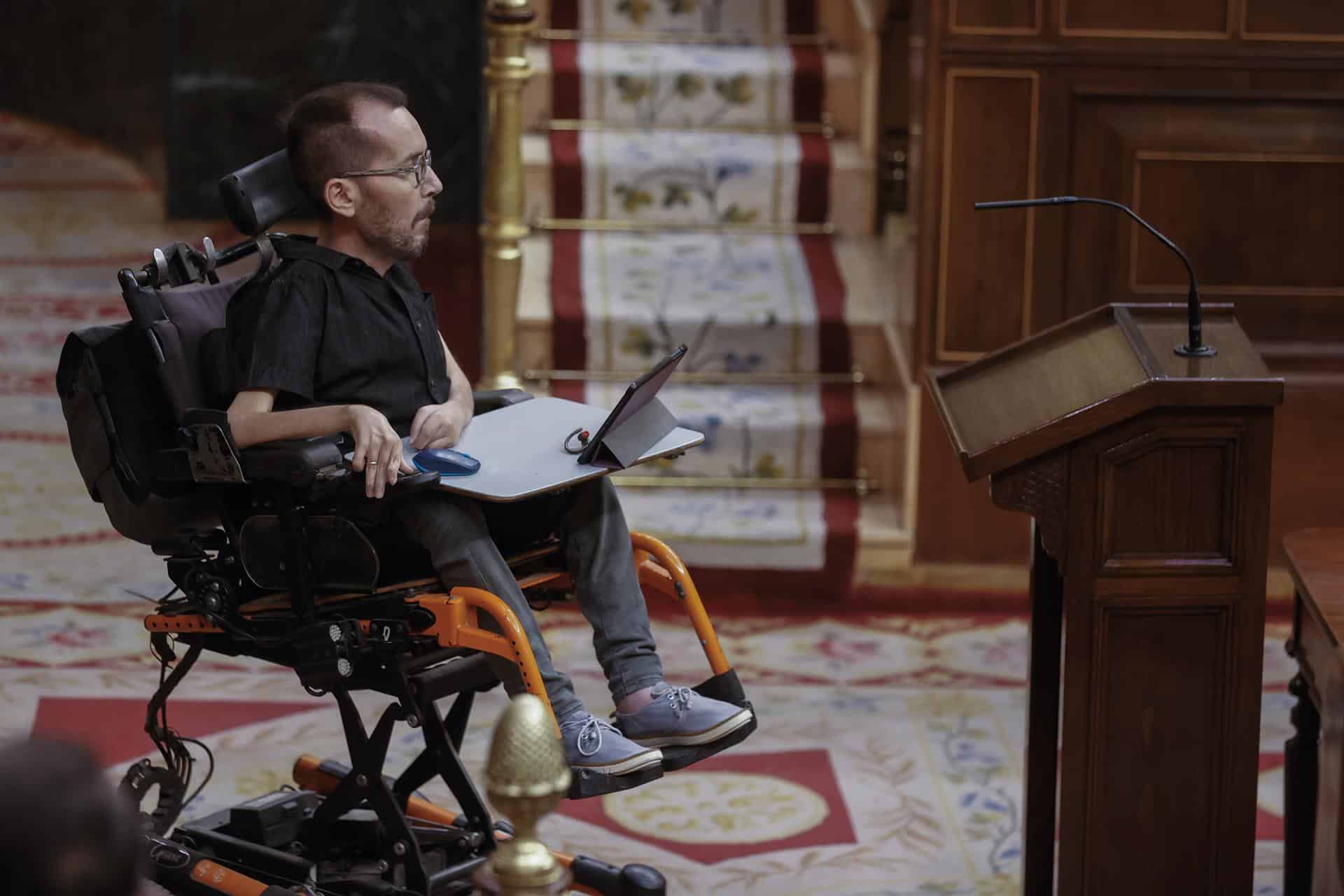 Pablo Echenique, en el Congreso de los Diputados.