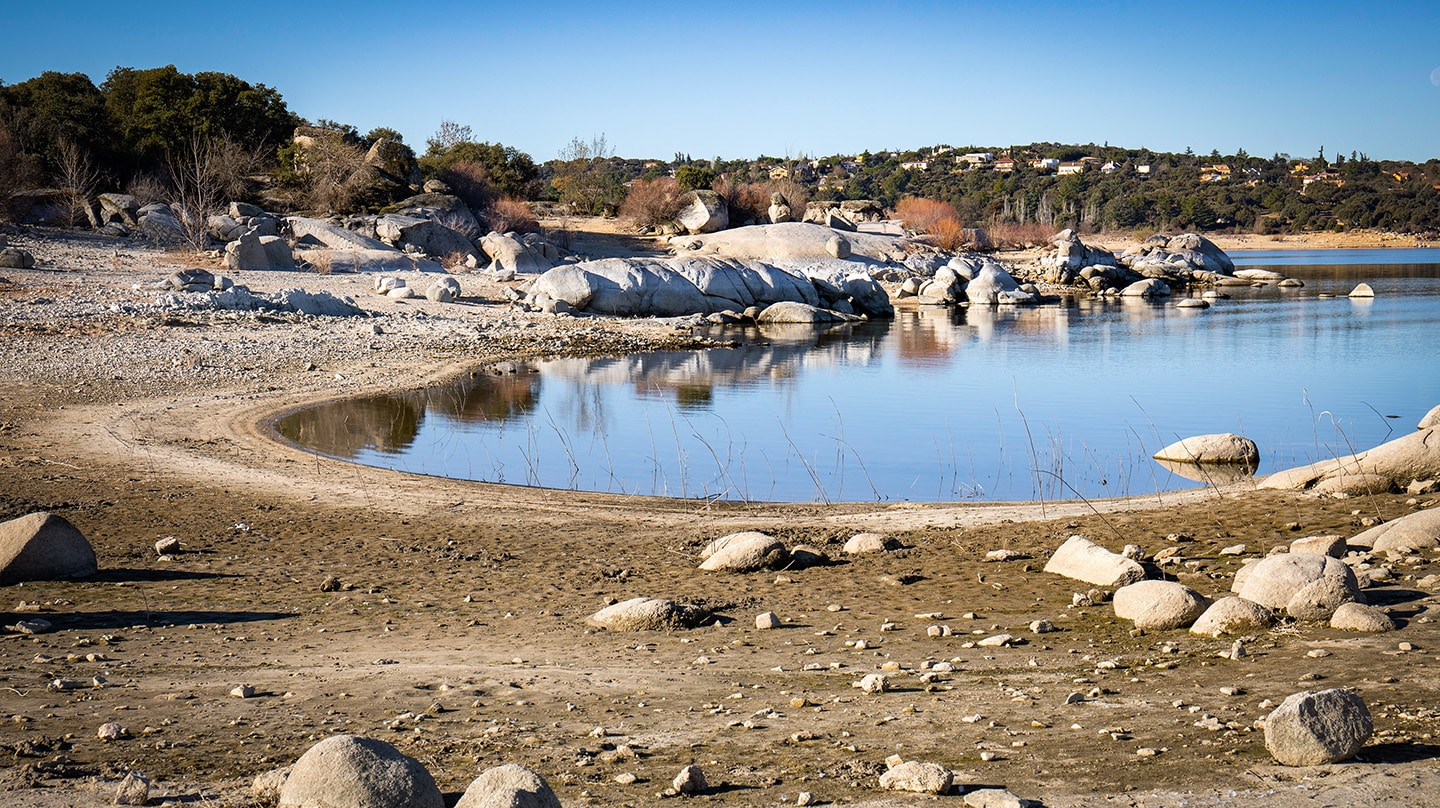 Los embalses de las cuencas del Guadiana y el Guadalquivir están al 25% de su capacidad