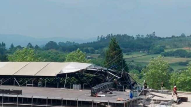 Imagen del derrumbe Imagen del derrumbe