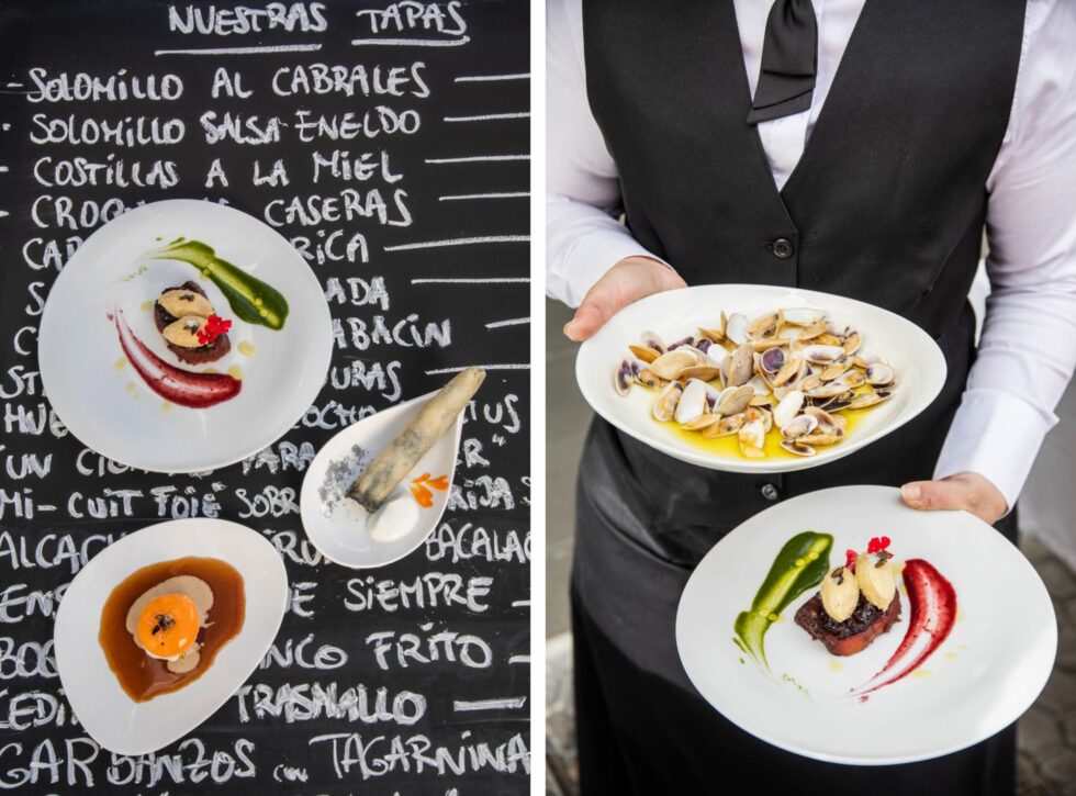 Tapas en el Espacio Eslava, en Sevilla