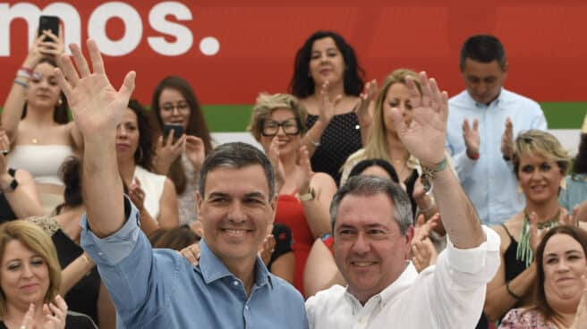 Pedro Sánchez interviene en un acto público en Almería