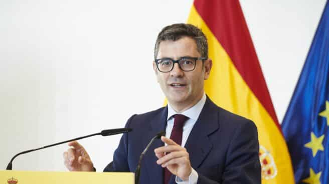 Félix Bolaños, este viernes en un acto de Patrimonio Nacional. Félix Bolaños, este viernes en un acto de Patrimonio Nacional.