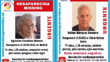 Encuentran muertos a los dos ancianos desaparecidos la semana pasada en Madrid