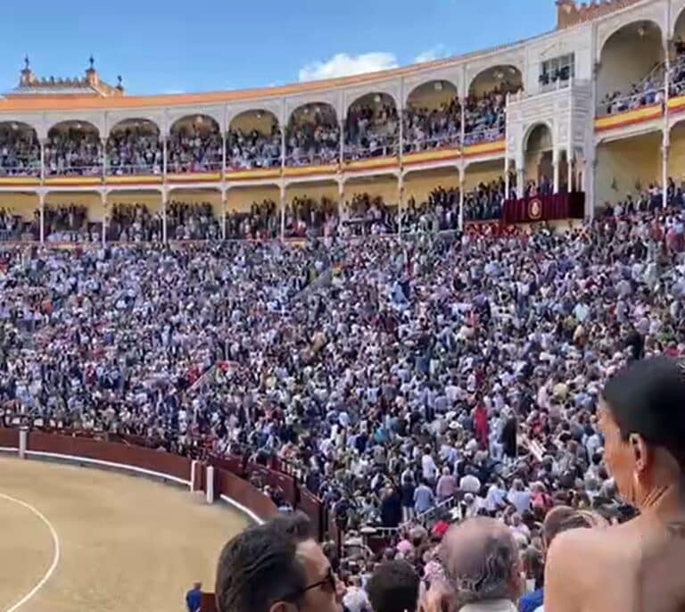 Así suena el himno de España en Las Ventas con Felipe VI en el palco