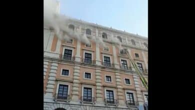 Extinguido el incendio en el Alcázar de Toledo