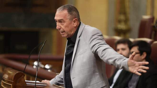 Joan Baldoví, durante una intervención en el Congreso de los Diputados.