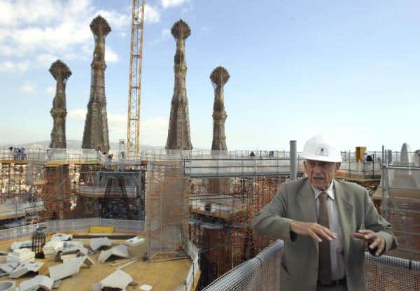 Imagen de archivo del arquitecto y director de las obras de la Basílica de la Sagrada Familia, Jordi Bonet.