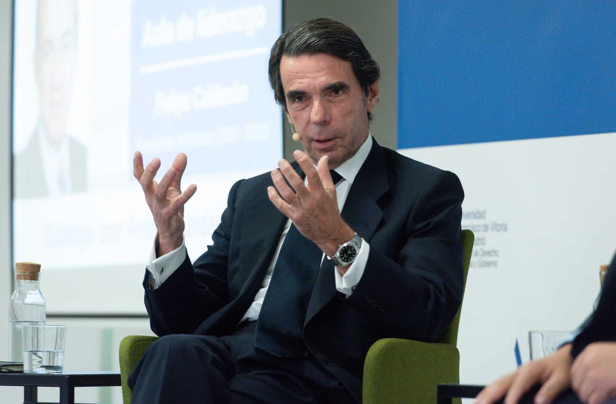 El expresidente del Gobierno, José María Aznar.