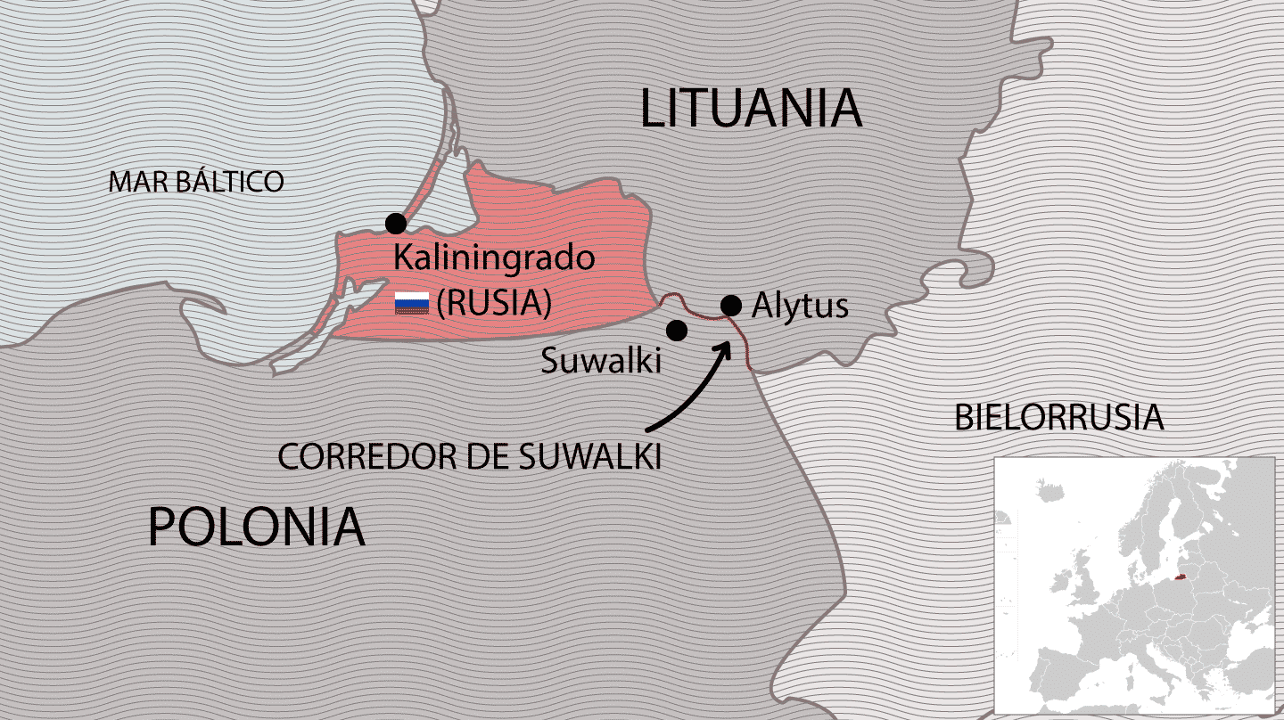 El corredor de Suwalki: por qué preocupa a la OTAN y es estratégico para Rusia