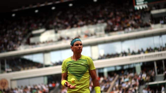 Rafael Nadal, durante la final de Roland Garros 2022 ante Casper Ruud