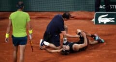 Nadal se clasifica a la final de Roland Garros tras la lesión de Zverev