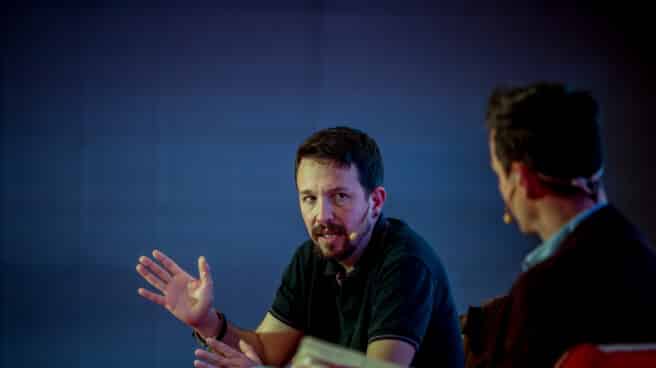 Pablo Iglesias, durante la presentación de su libro en abril de este año. Pablo Iglesias, durante la presentación de su libro en abril de este año.