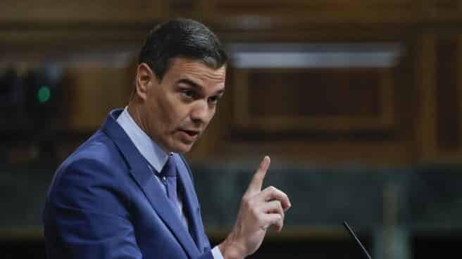 Pedro Sánchez, durante su comparecencia en el Congreso el miércoles