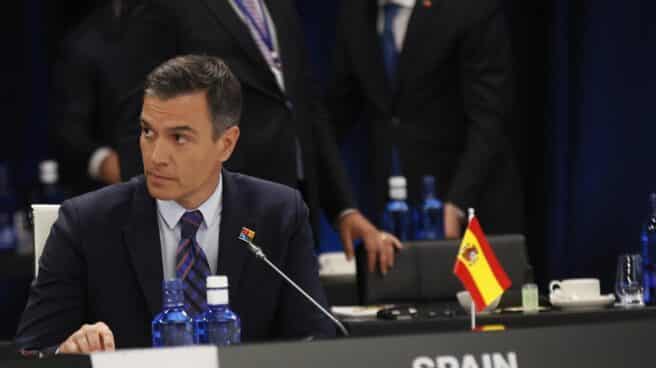 Pedro Sánchez, en la cumbre de la OTAN. Pedro Sánchez, en la cumbre de la OTAN.