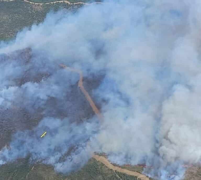 La Junta eleva al nivel 2 de emergencias el incendio forestal en Pujerra (Málaga) y activa a la UME