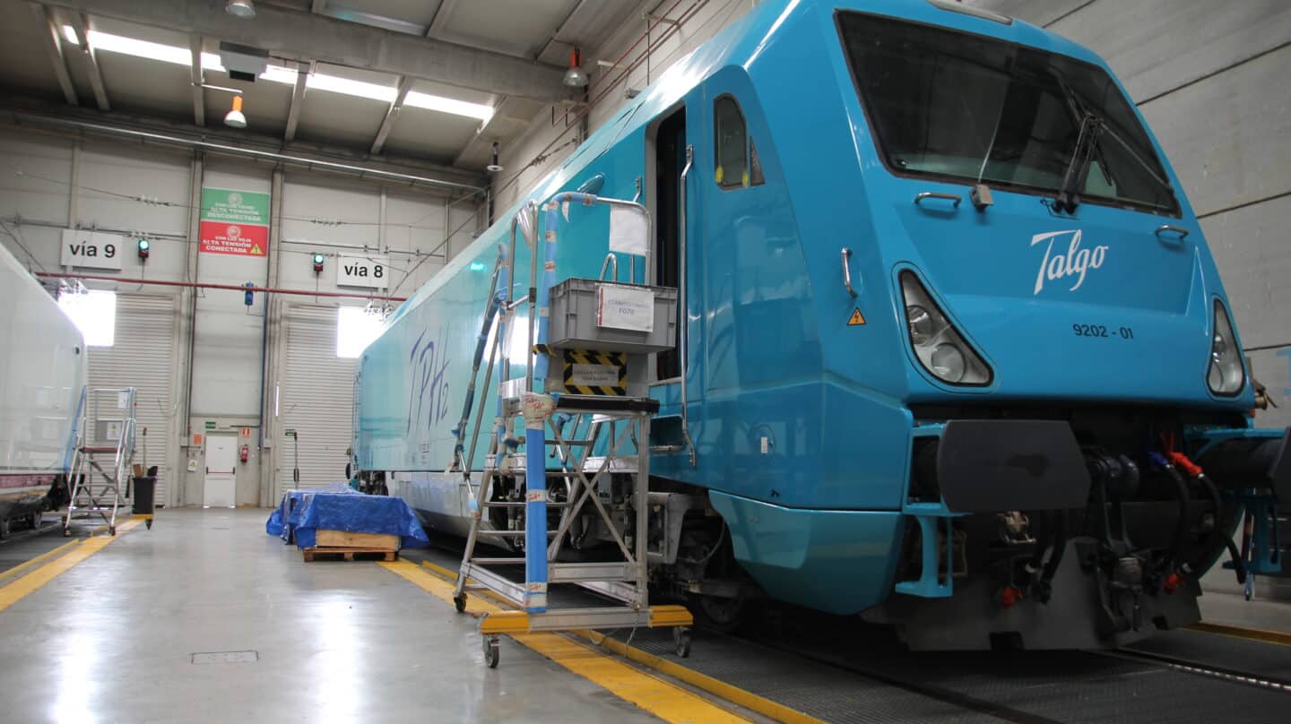 Tren de Talgo propulsado por hidrógeno.