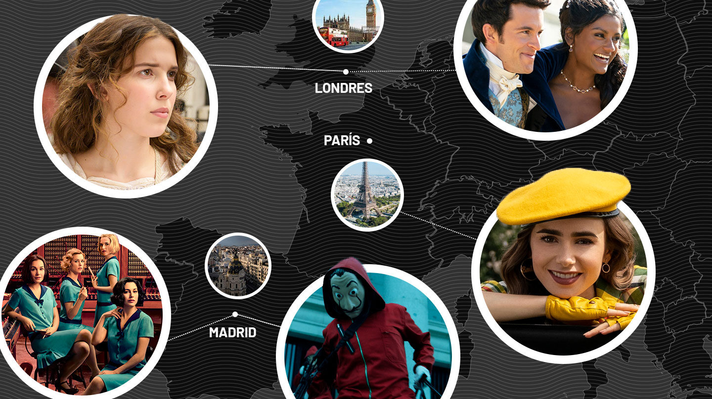 Tour Netflix por las ciudades de sus series