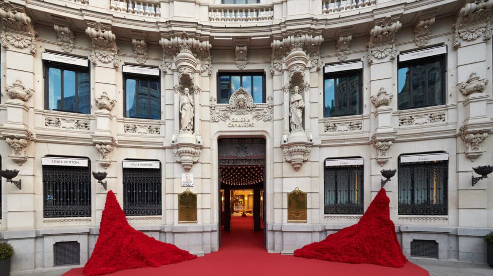 Entrada a la nueva Galería Canalejas en Madrid.