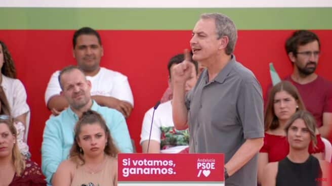 José Luis Rodríguez Zapatero, durante un acto en Vélez-Málaga.