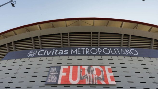 Cívitas ya luce en el estadio Metropolitano del Atlético de Madrid.