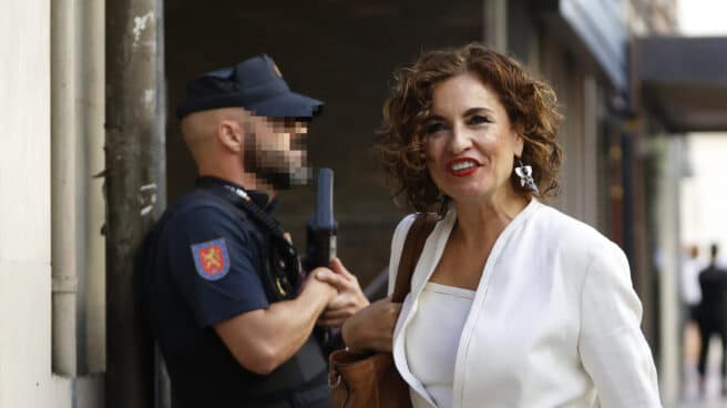 María Jesús Montero llega a la sede del PSOE. María Jesús Montero llega a la sede del PSOE.