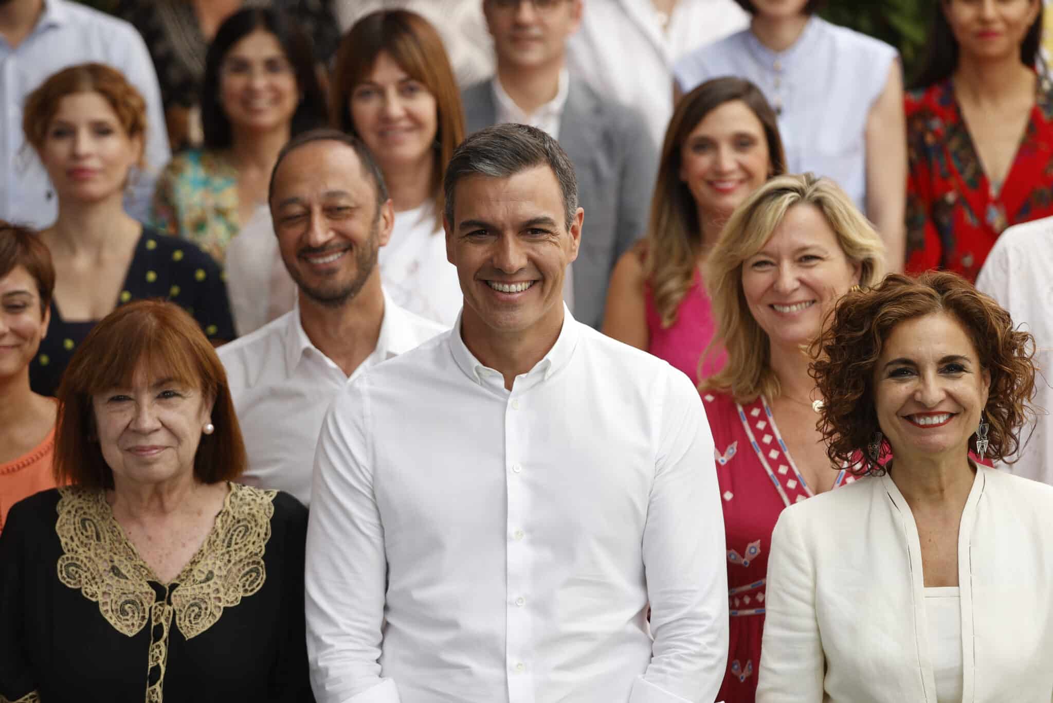 Narbona, Sánchez y Montero, en el Comité Federal extraordinario del PSOE.