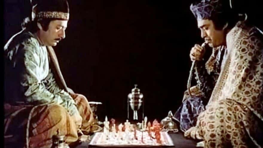 Escena de 'Los jugadores de Ajedrez', por Satyajit Ray