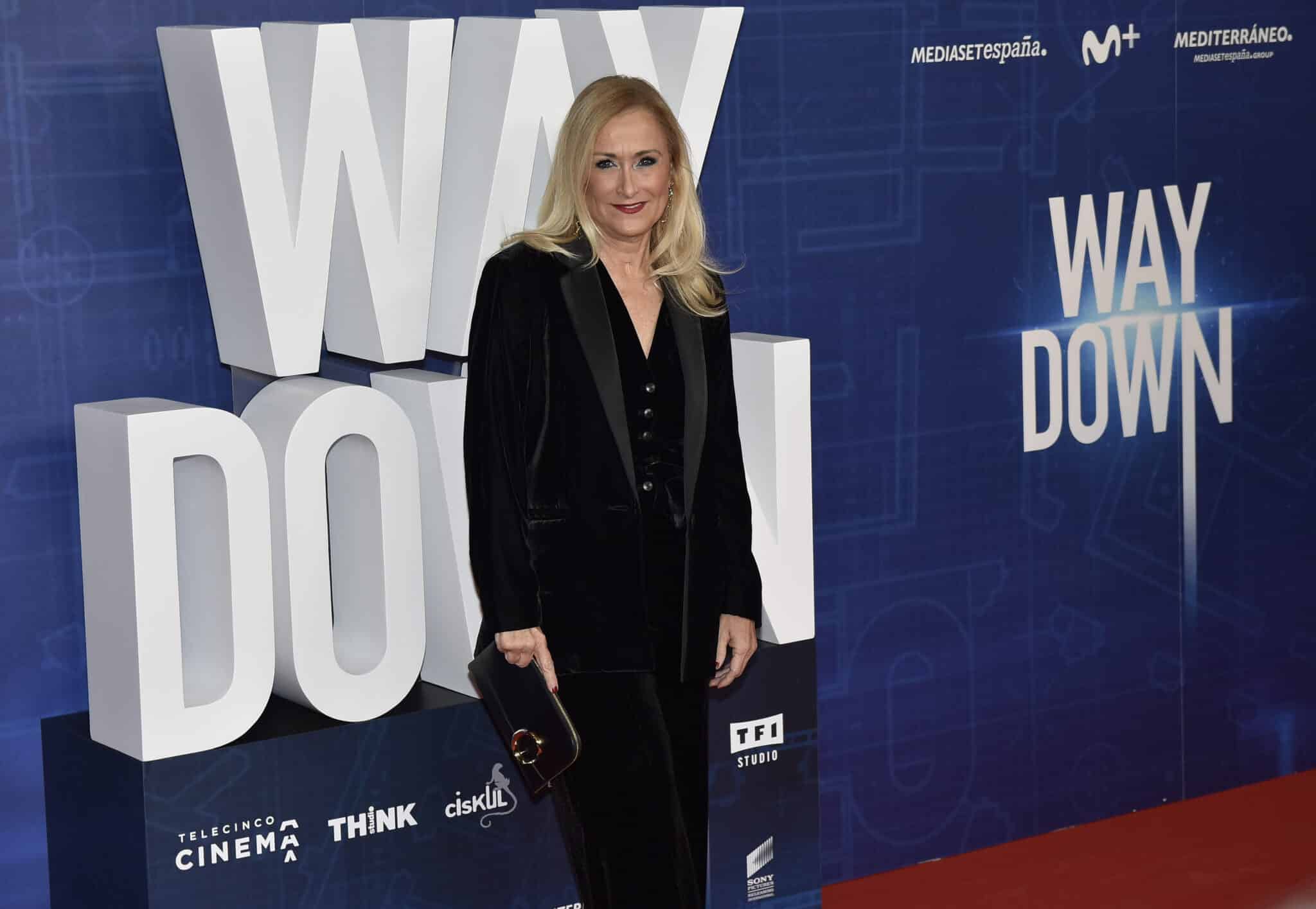 Cristina Cifuentes asiste al photocall con motivo del estreno de la nueva película 'Way Down' que se celebra en el hotel Palace
