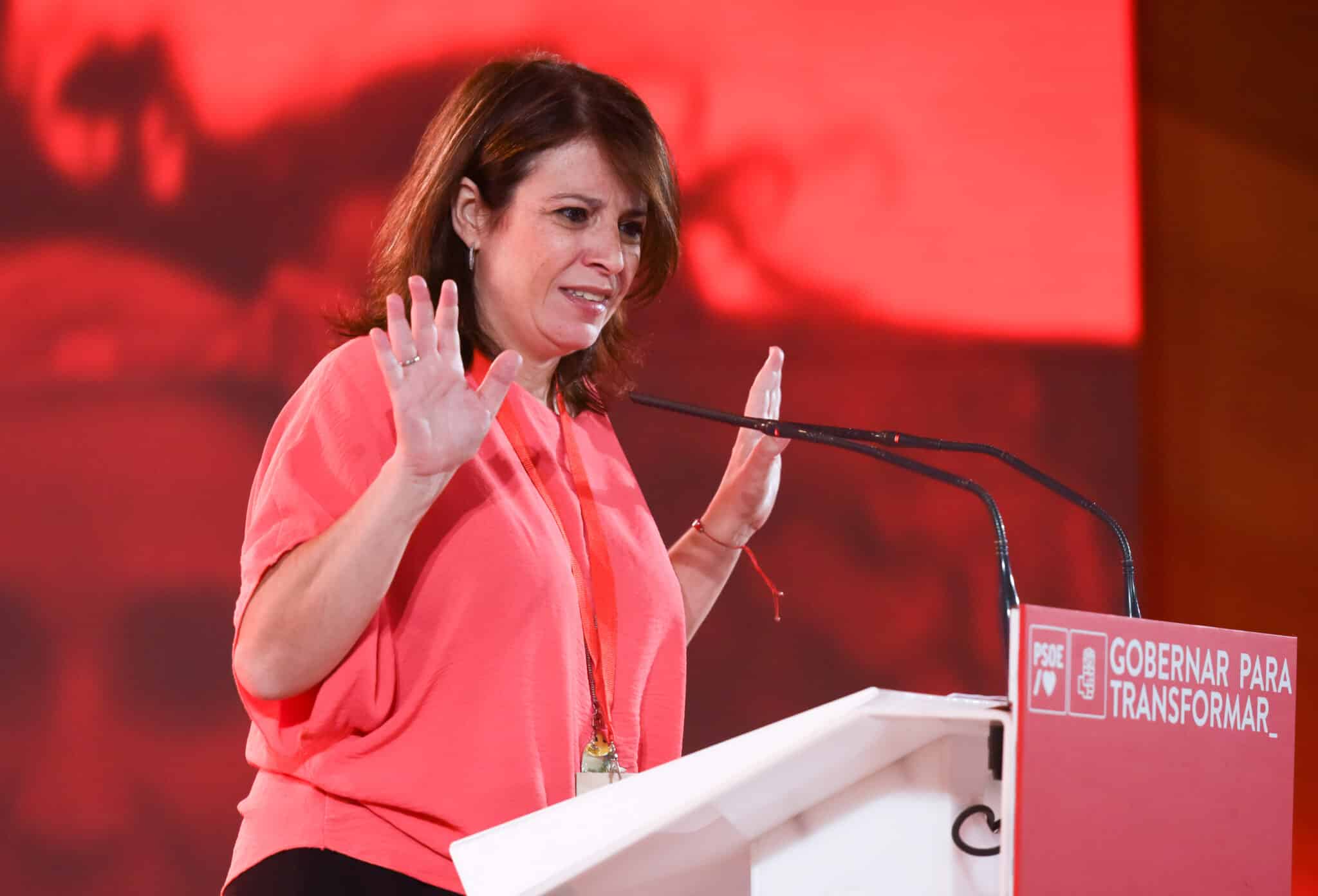 Adriana Lastra, en la Convención del PSOE Madrid Ciudad.