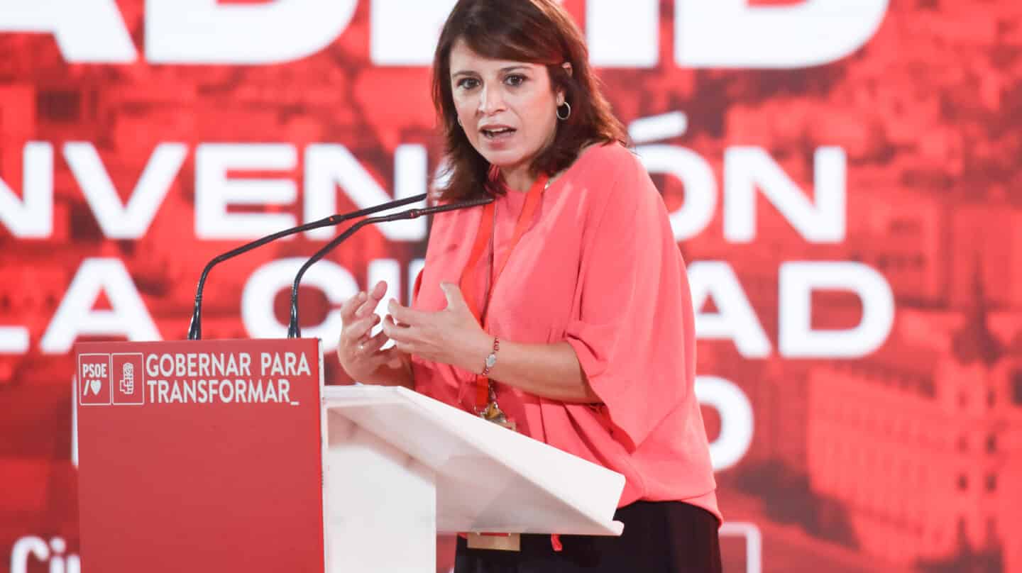 La exvicesecretaria general del PSOE, Adriana Lastra, participa en la celebración de la segunda y última jornada de la Convención del PSOE Madrid.