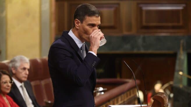 Pedro Sánchez, en el Congreso. Pedro Sánchez, en el Congreso.