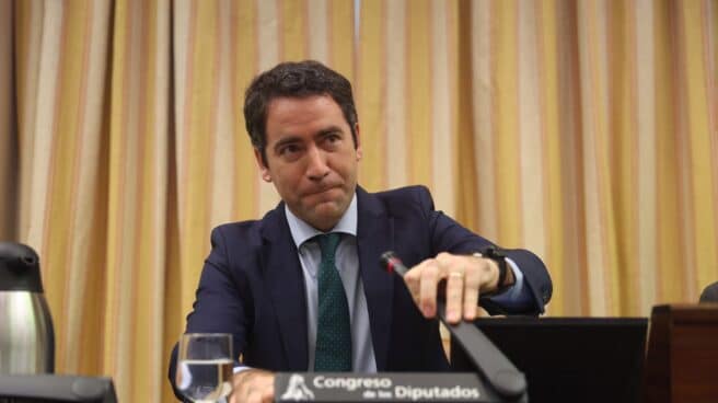 Teodoro García Egea, en la Comisión de Seguridad Vial en el Congreso.