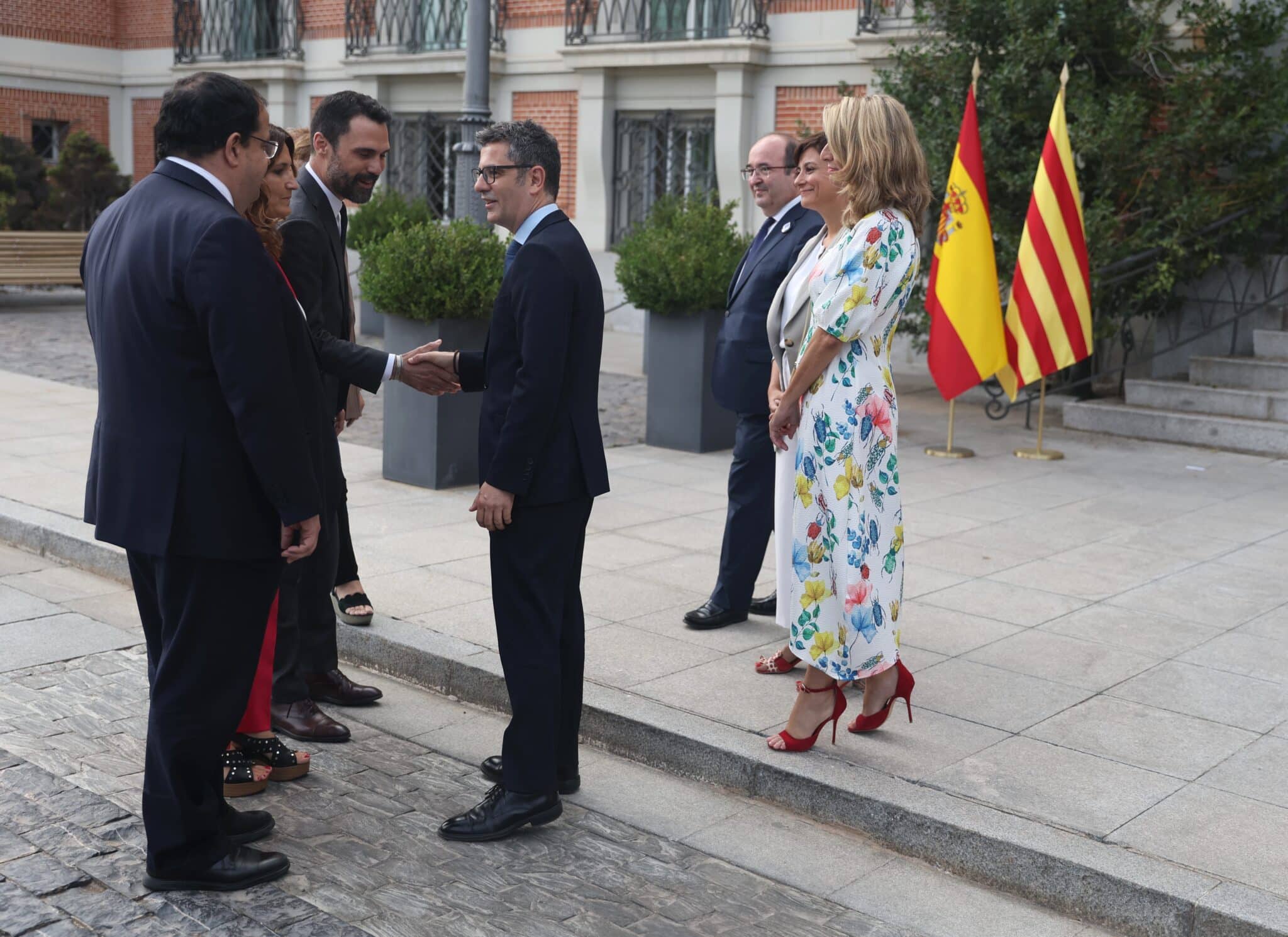 Tercera reunión de la mesa de diálogo entre el Gobierno y la Generalitat.