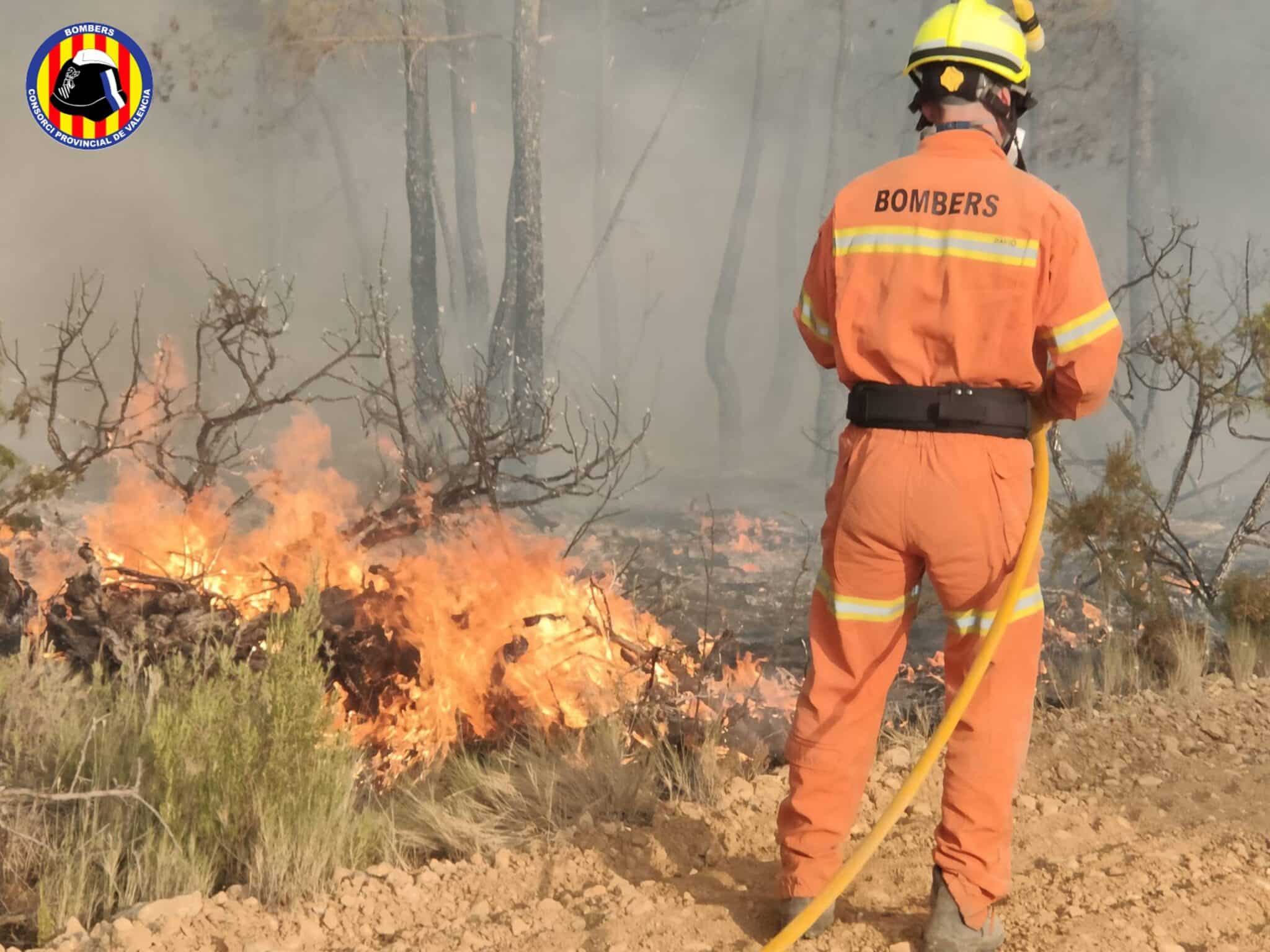 Incendio en Venta del Moro