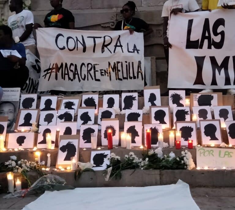 Cerca de 2.000 personas se manifiestan en Barcelona por las muertes en Melilla: "Son asesinatos"