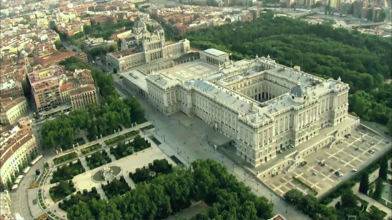 Imagen área del Palacio Real de Madrid.