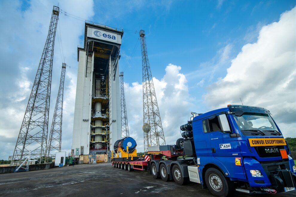 Preparación del lanzamiento de Vega-C en la Guayana Francesa.