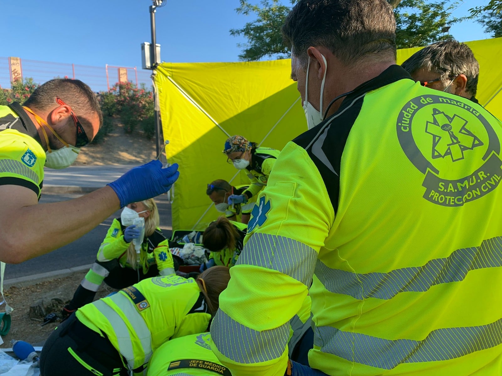 Una moto atropella a un bebé de 22 meses en Madrid 