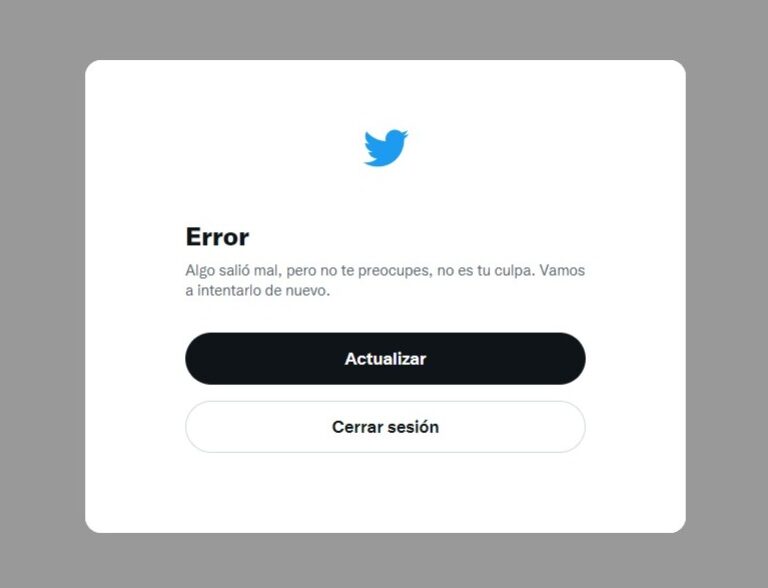 Twitter se cae en España y su web deja de funcionar durante media hora