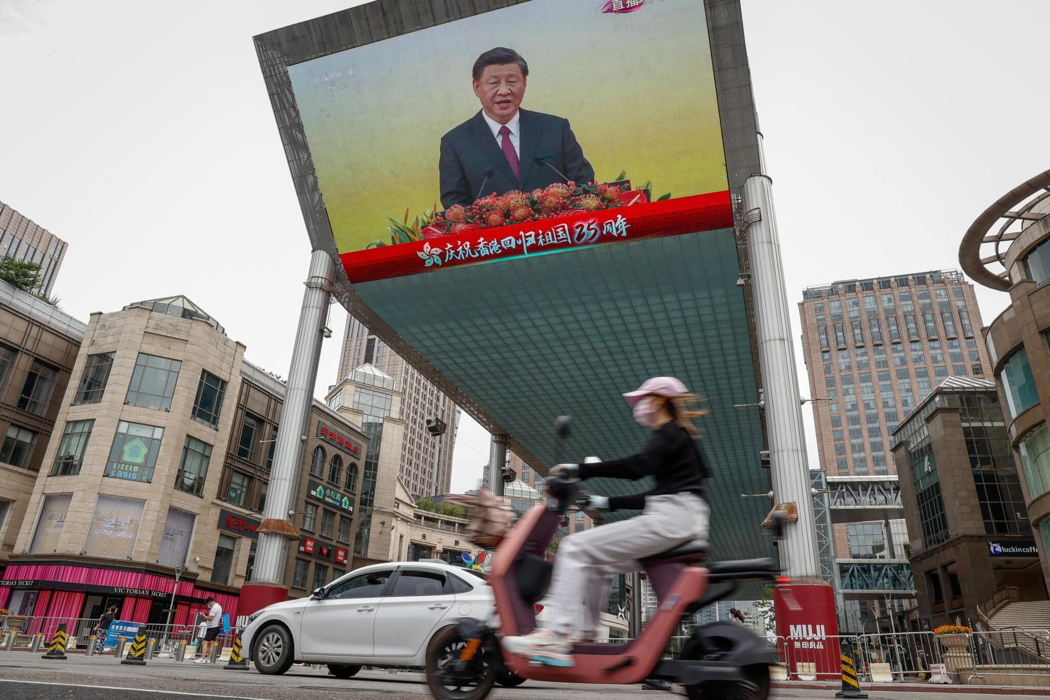 Xi Jinping en Hong Kong