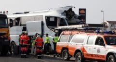 Tres menores y tres adultos continúan ingresados  tras el accidente en la A-92 en Granada