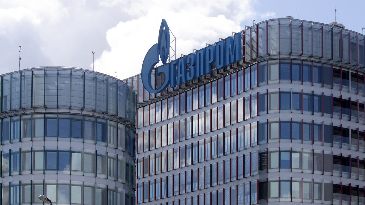 Sede de Gazprom, en la sede de San Petersburgo, en una fotografía de archivo.