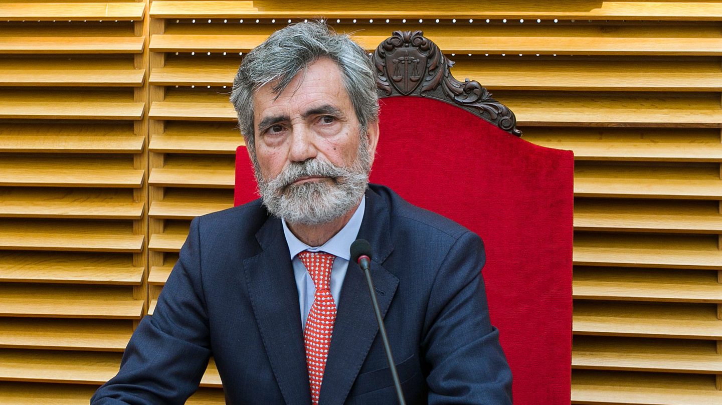 El presidente del Supremo y del CGPJ, Carlos Lesmes.