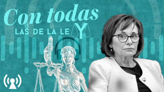 con todas las de la Ley Lourdes Arastey Imagen para el Podcast Con todas las de la Ley en el que entrevita Carmen Lucas-Torres a la magistrada española en el Tribunal de Justicia de la Unión Europea Lourdes Arastey