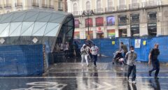Tormentón de verano en Madrid: granizada repentina y a refugio en el Metro
